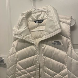 NorthFace White Vest